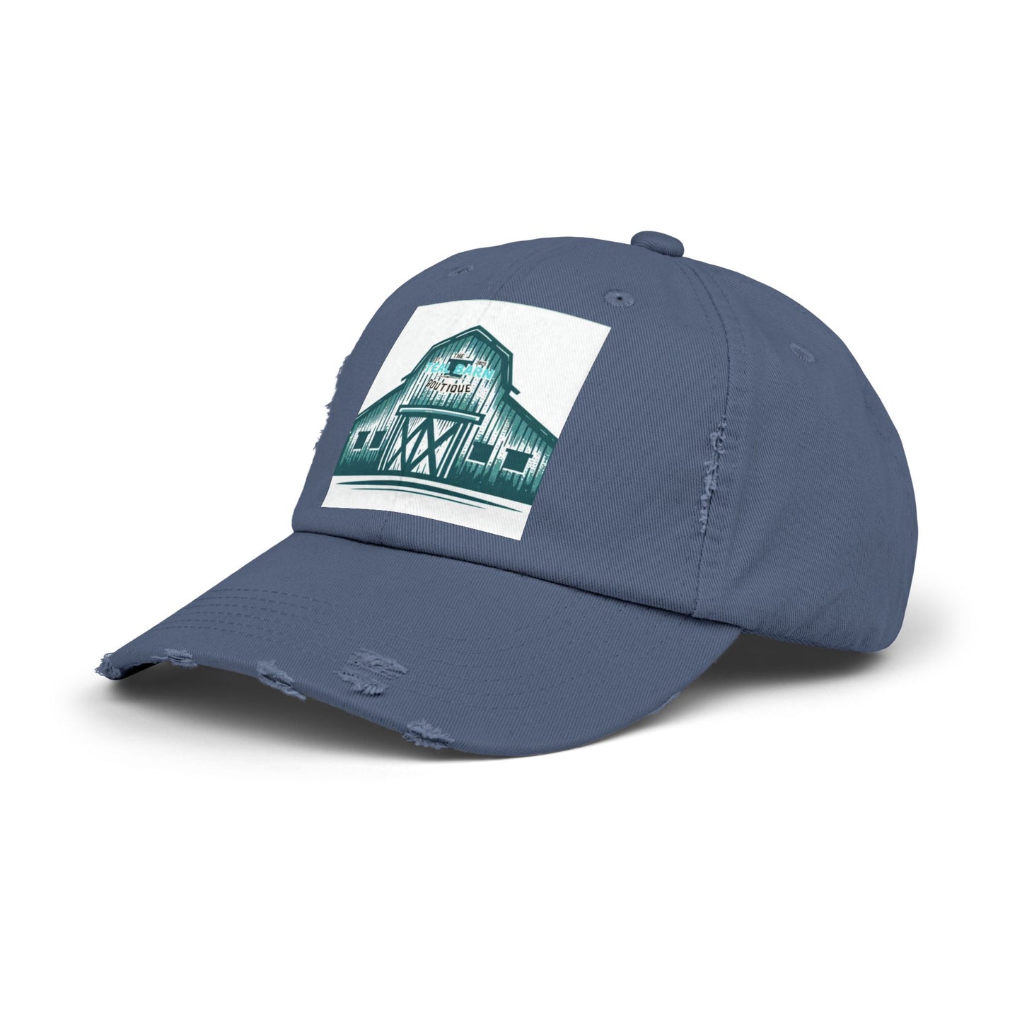 Teal barn logo cap