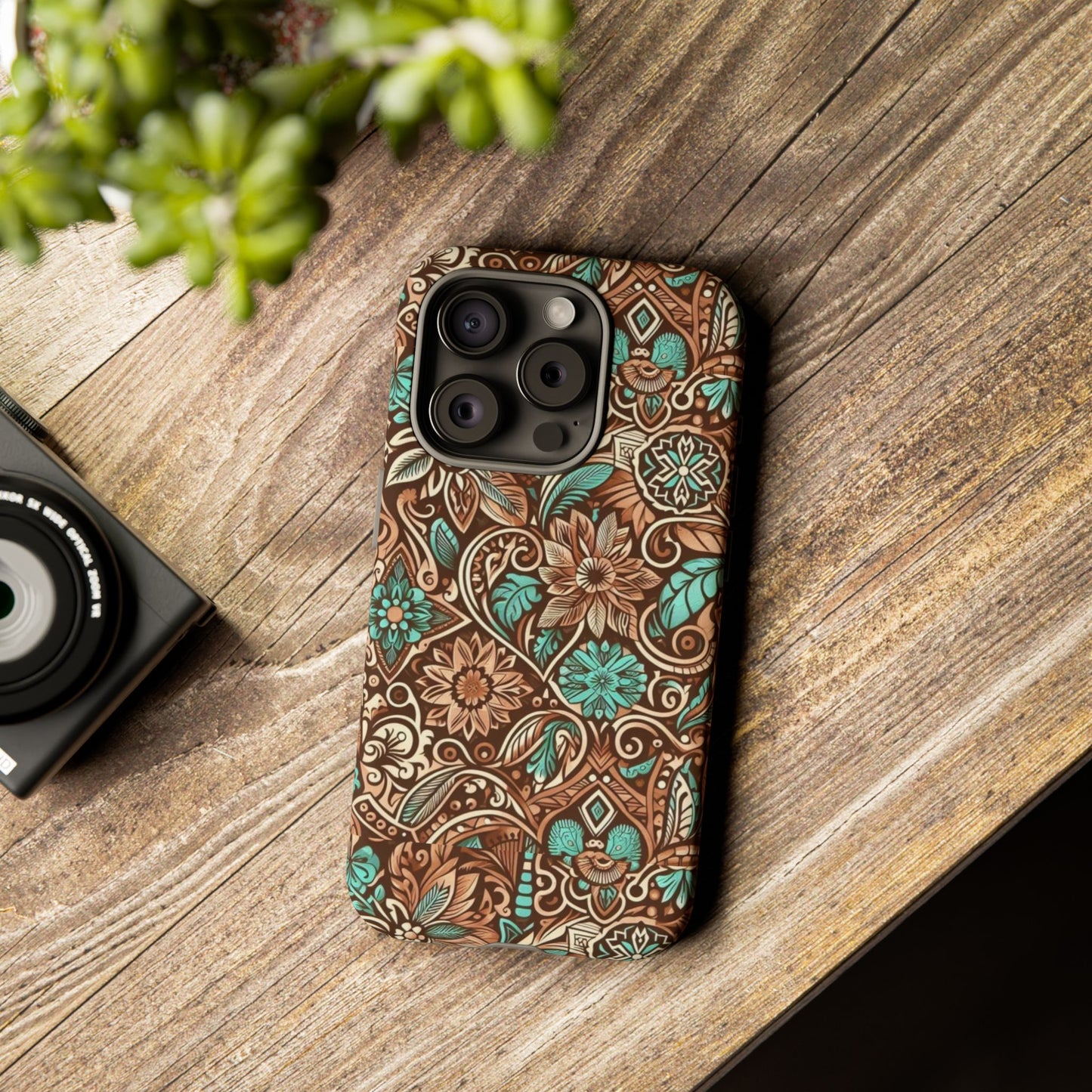 Leather & Turquoise / Tough Cases