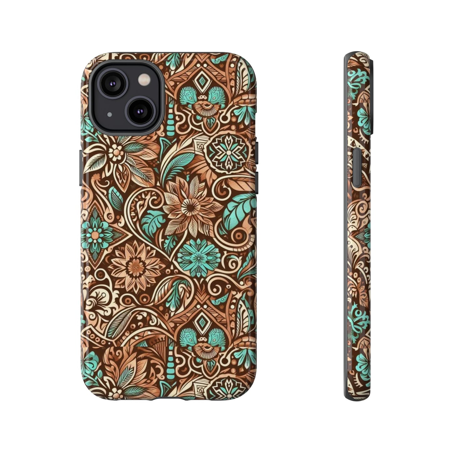 Leather & Turquoise / Tough Cases