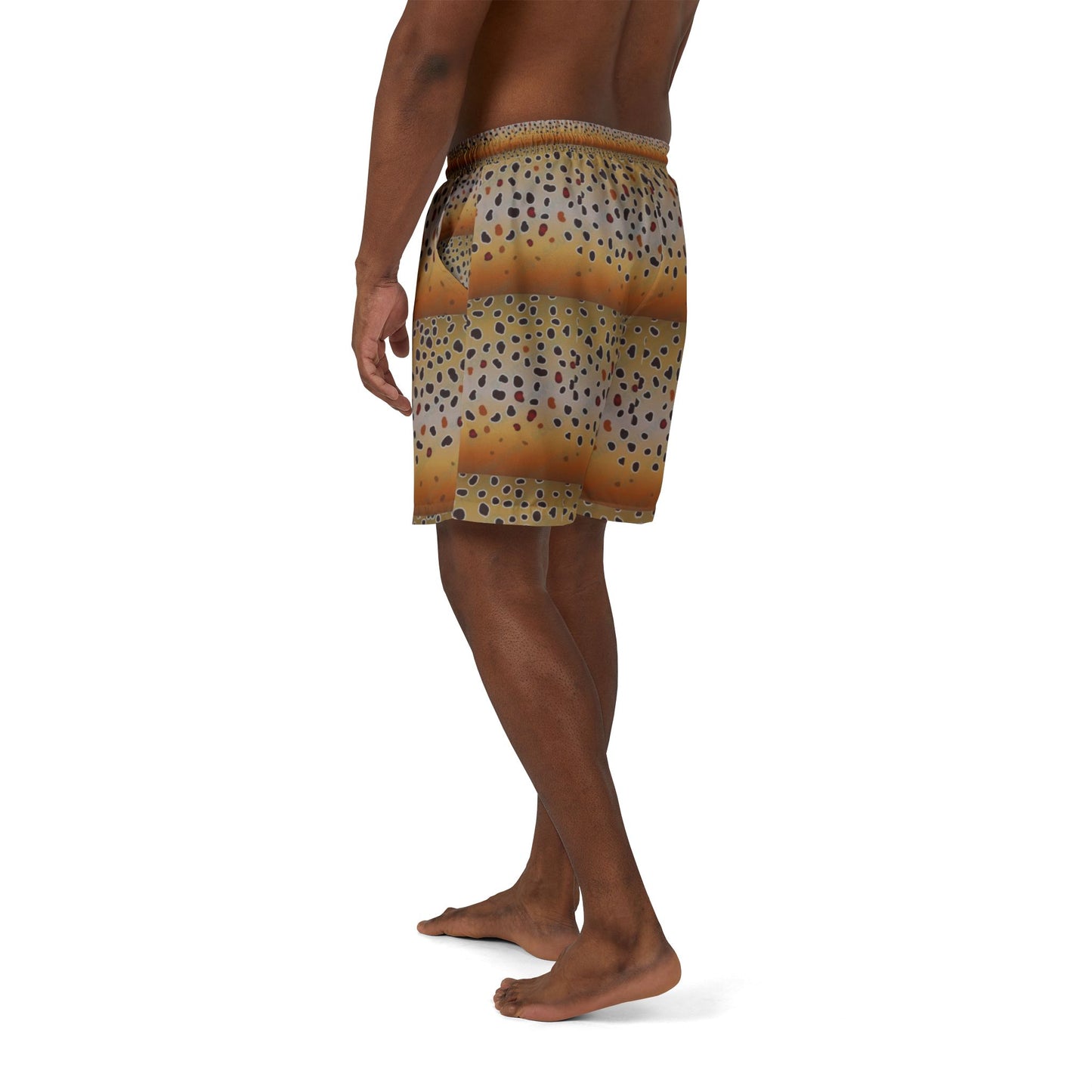 Brown trout/ swim shorts