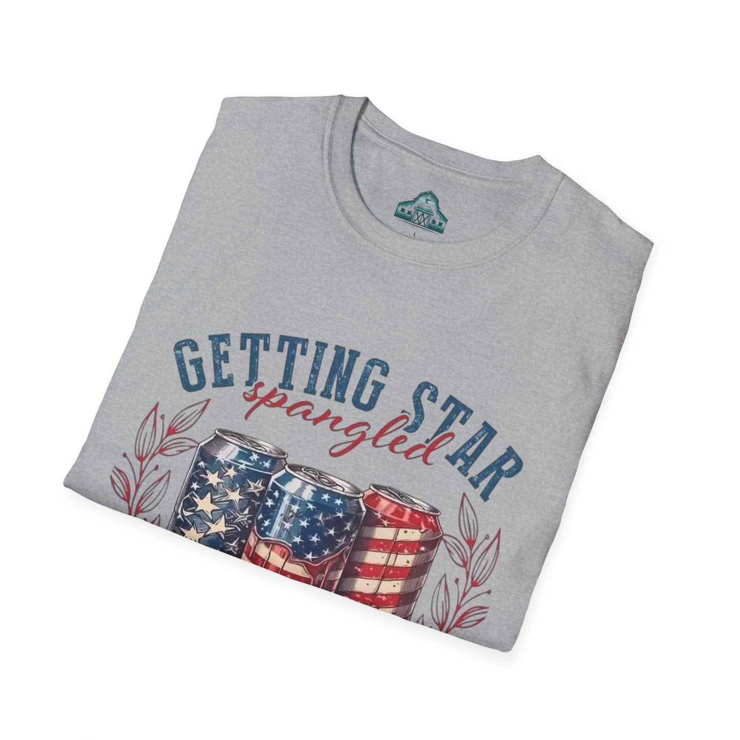 Getting star spangled hammered/ unisex Tshirt