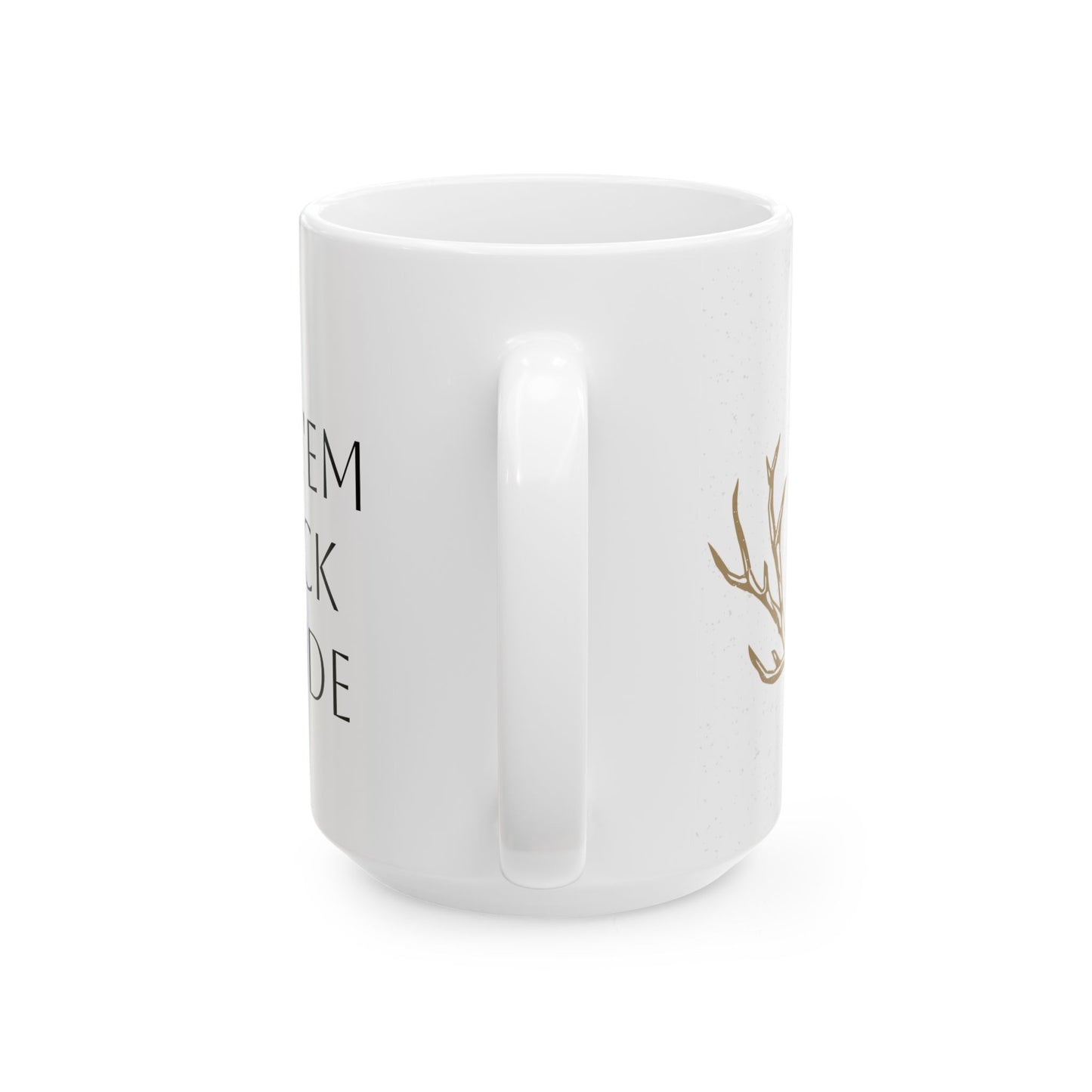 Thick and wide ceramic mug