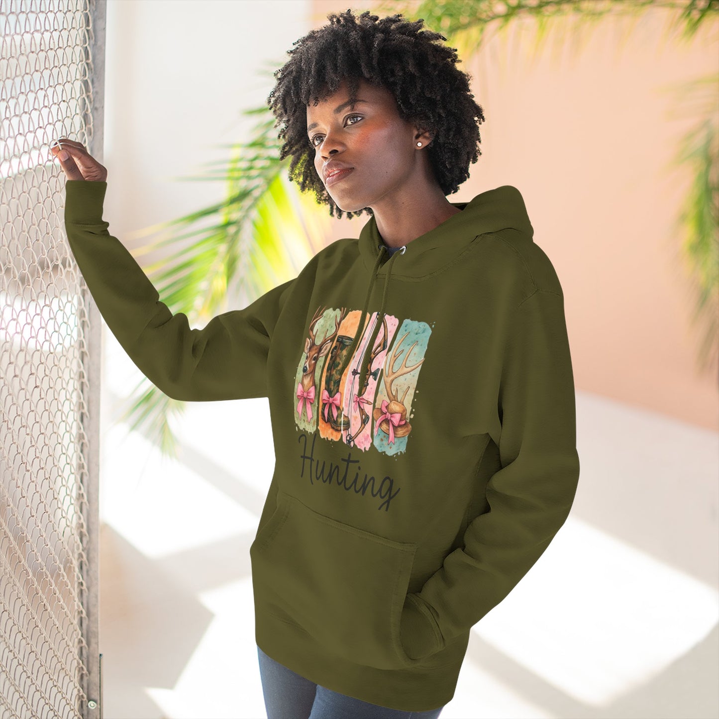 hunting / womens Fleece Hoodie