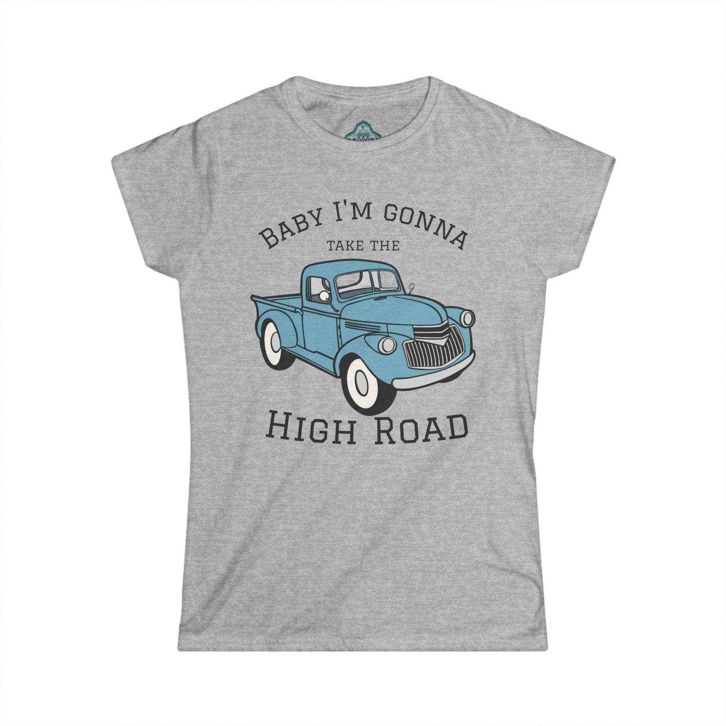 High road & old pickup/ Tshirt