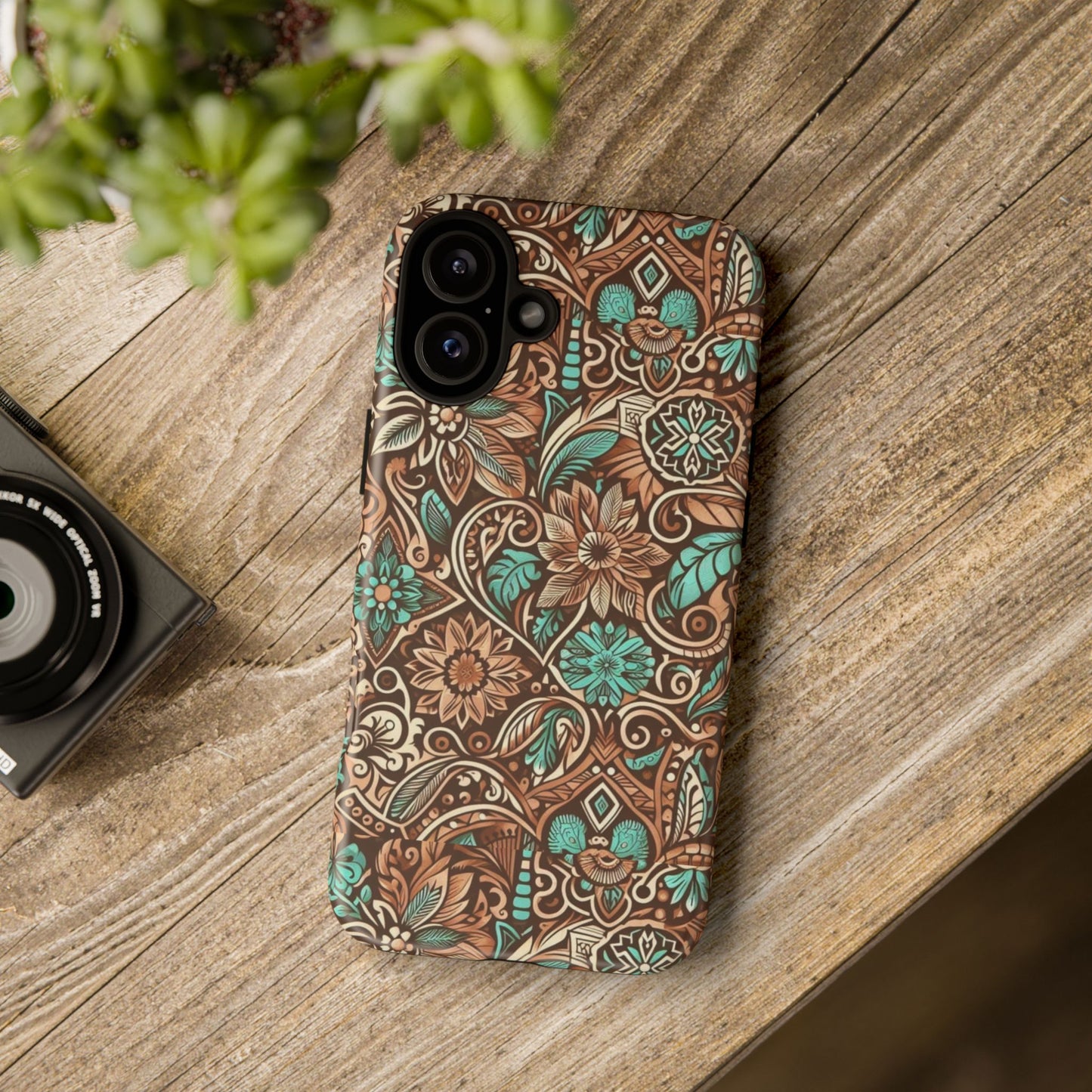 Leather & Turquoise / Tough Cases