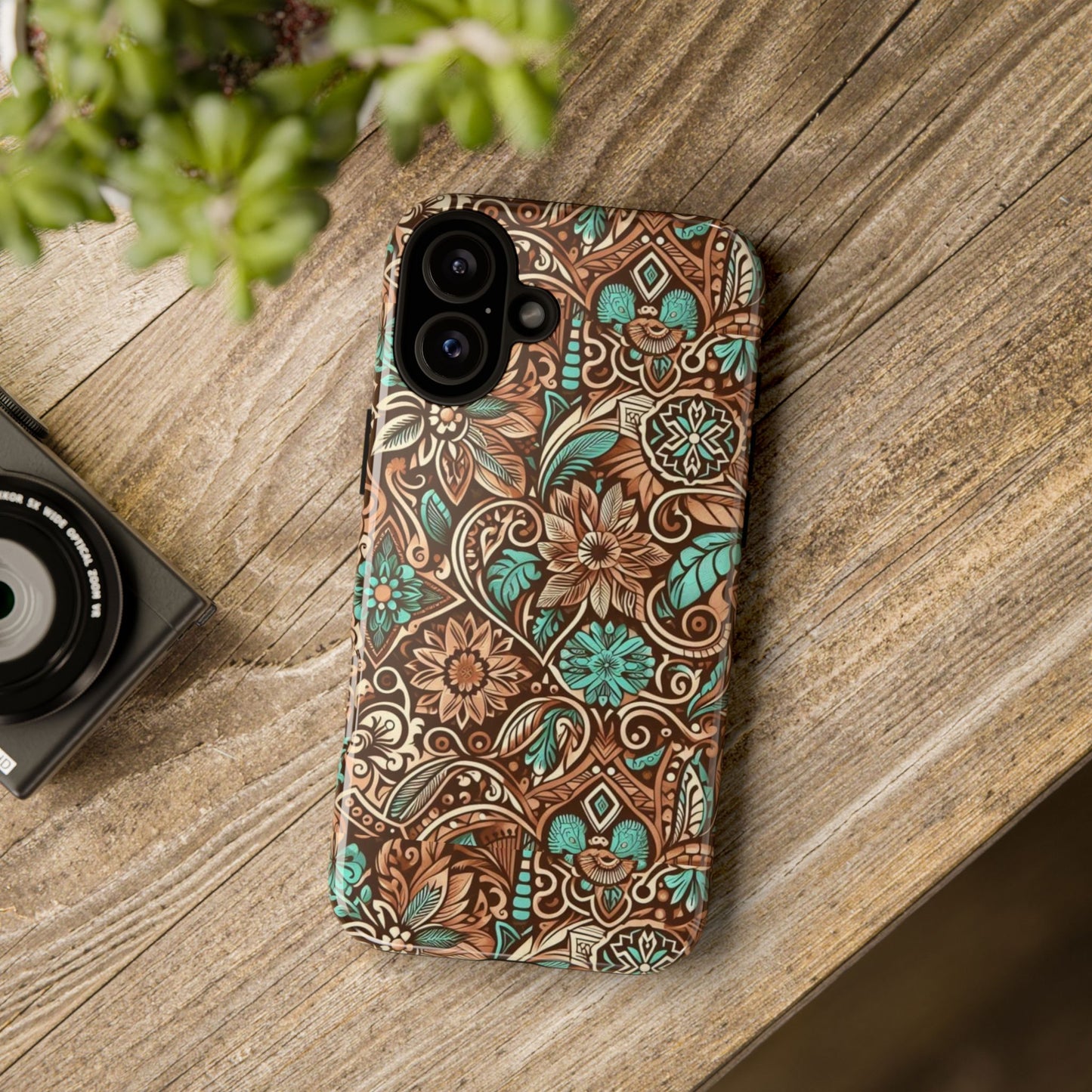 Leather & Turquoise / Tough Cases