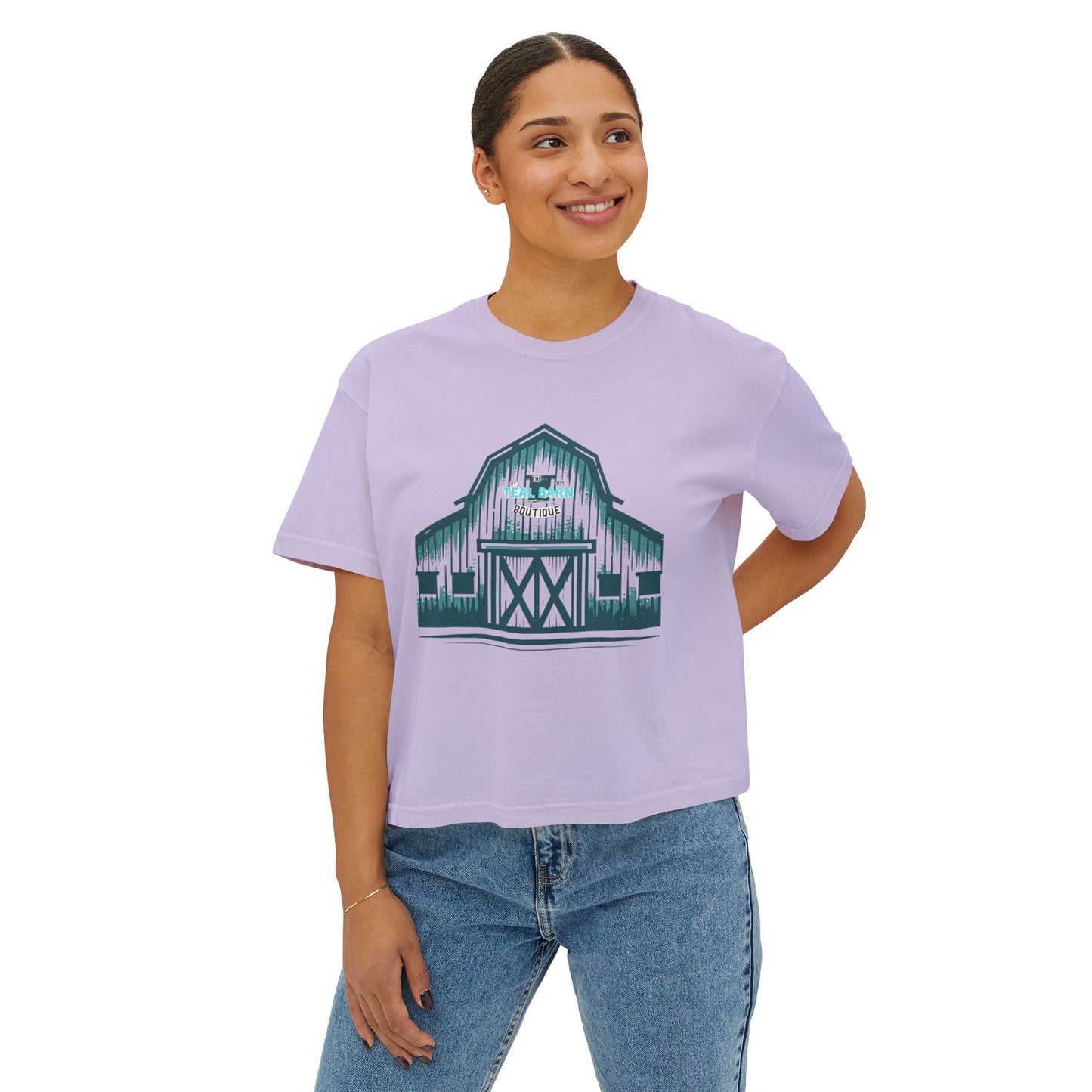Teal Barn Tshirt