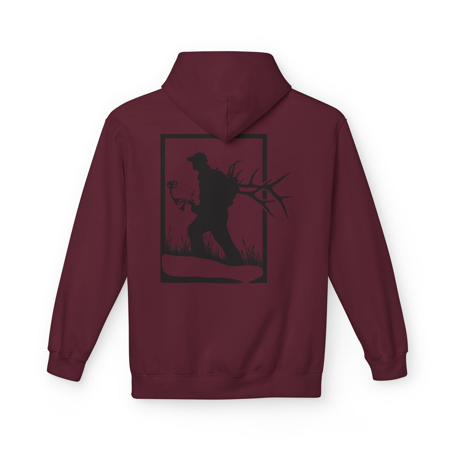 Archery Elk hunter/ Fleece Hoodie