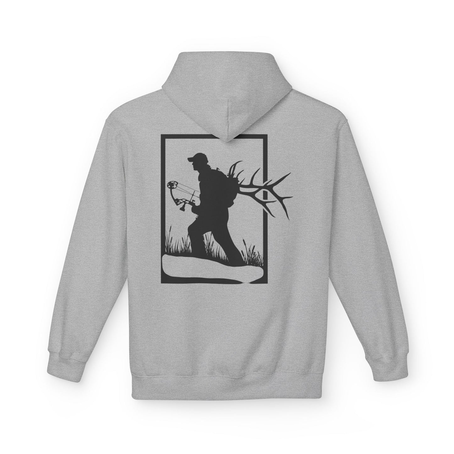 Archery Elk hunter/ Fleece Hoodie
