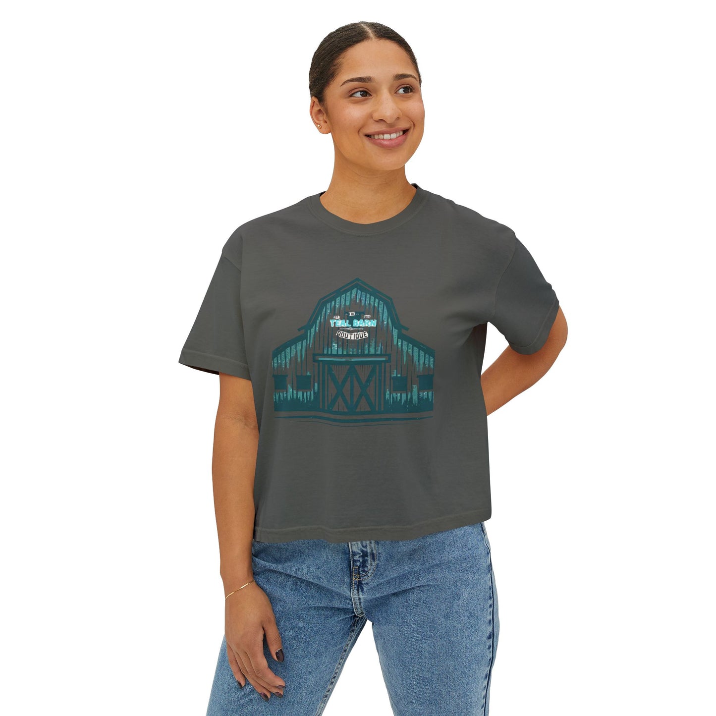 Teal Barn Tshirt