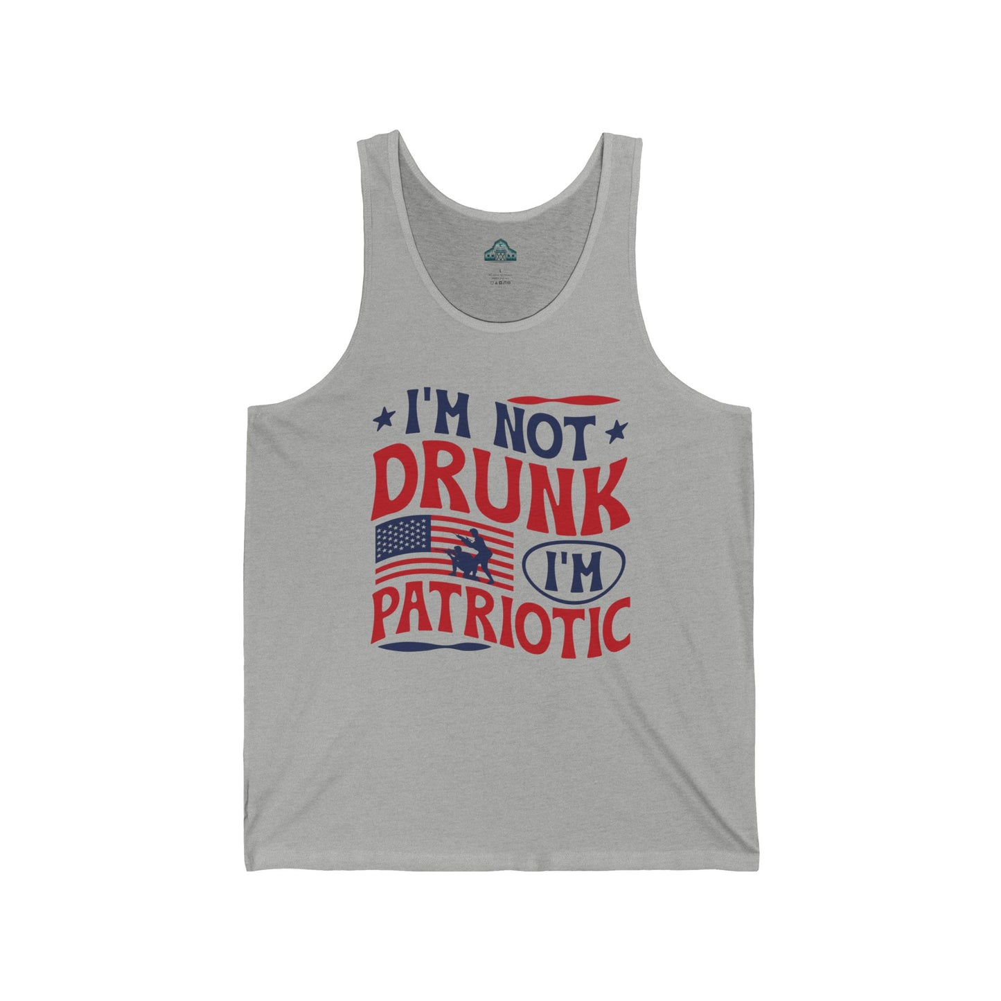 I'm not drunk 4th of July tank top