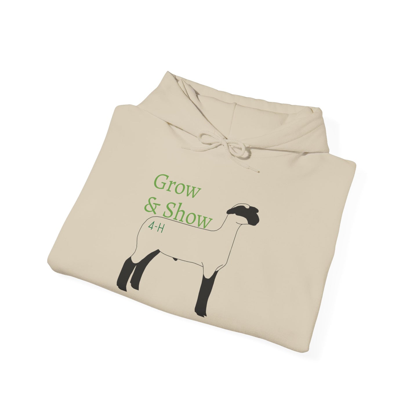 Grow and show 4h hoodie-sheep