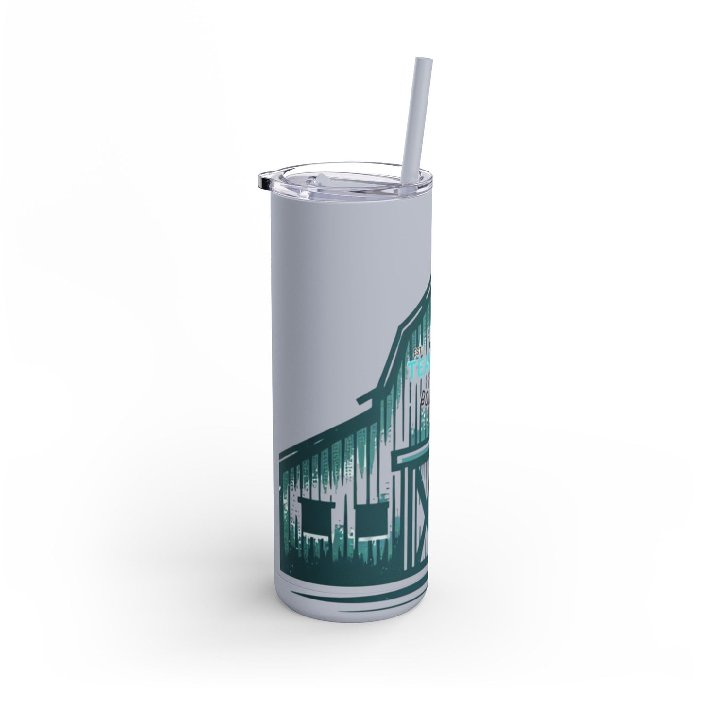 Teal Barn Tumbler, 20oz