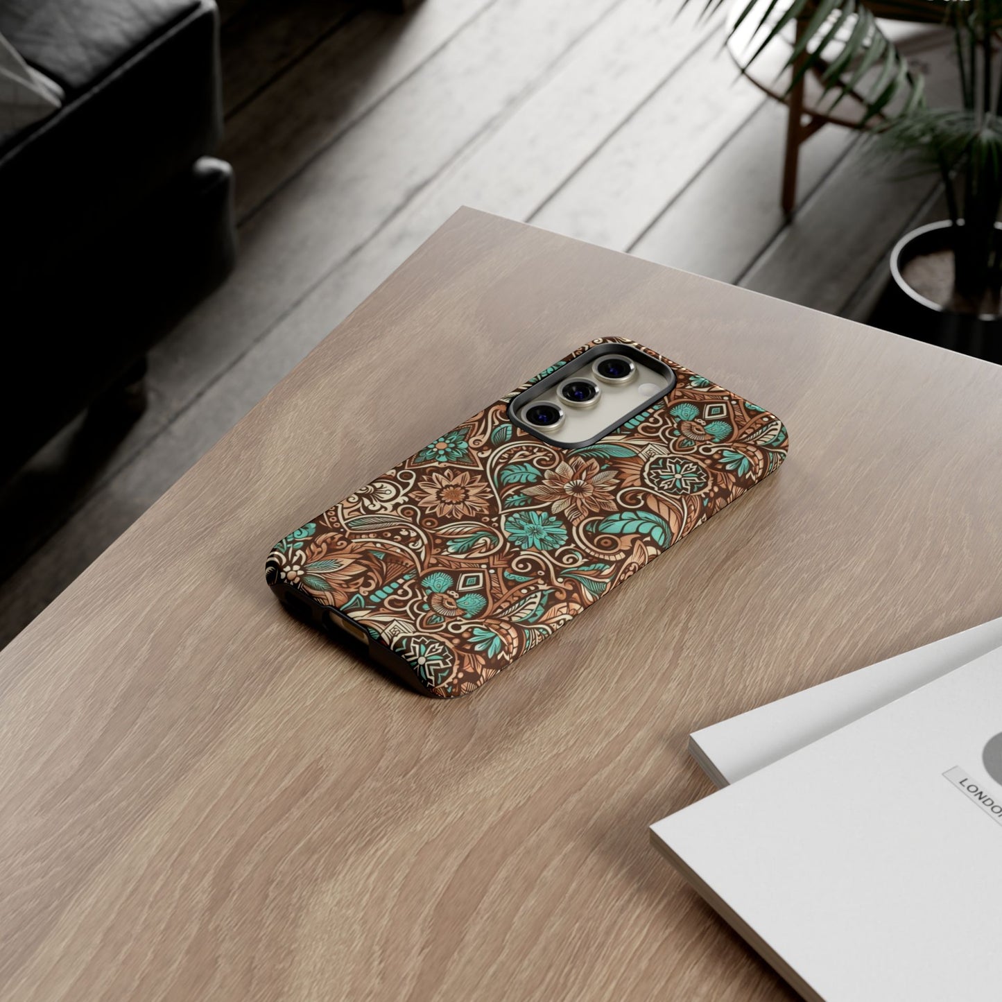 Leather & Turquoise / Tough Cases
