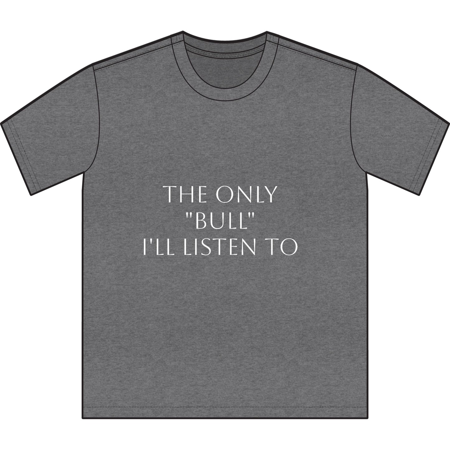 Only "Bull"- Sueded T-Shirt