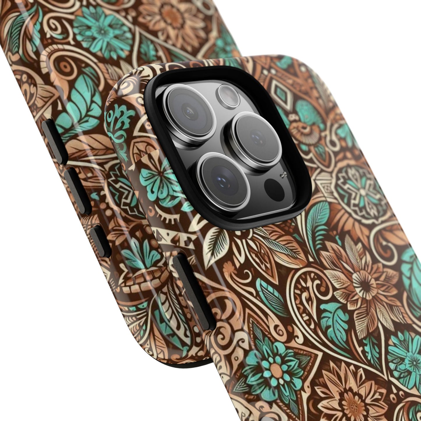 Leather & Turquoise / Tough Cases