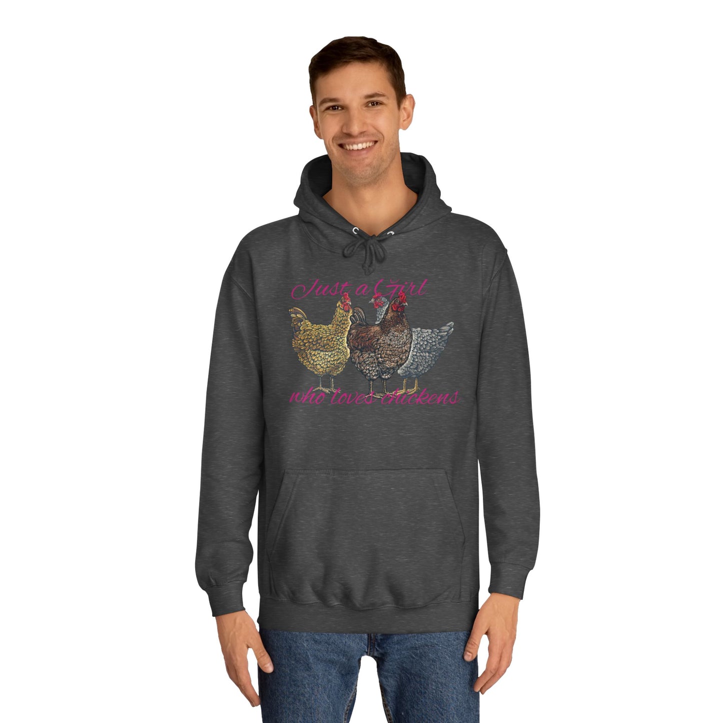Girl who loves chickens Hoodie