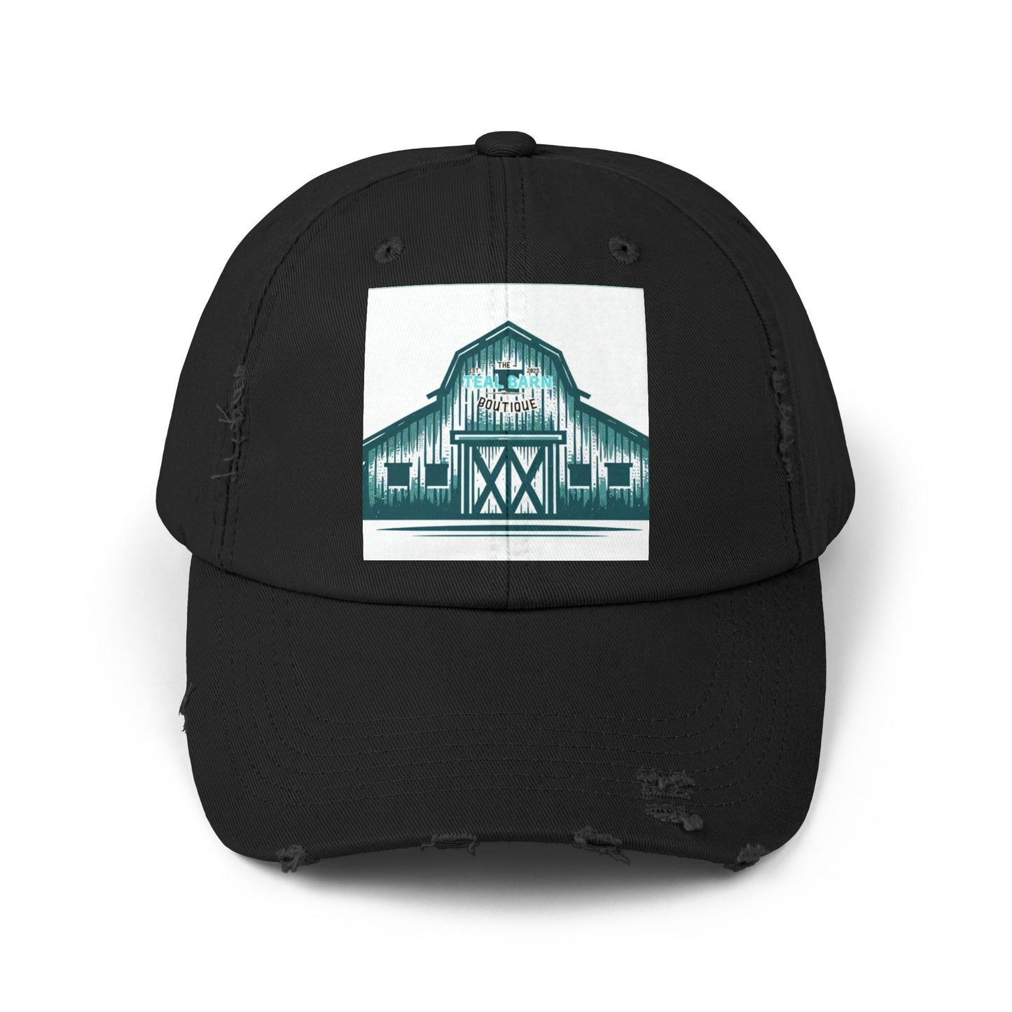 Teal barn logo cap