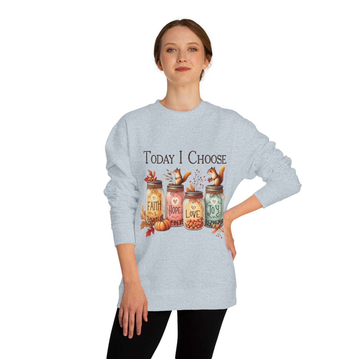 Hope, faith, love, joy / fall sweatshirt