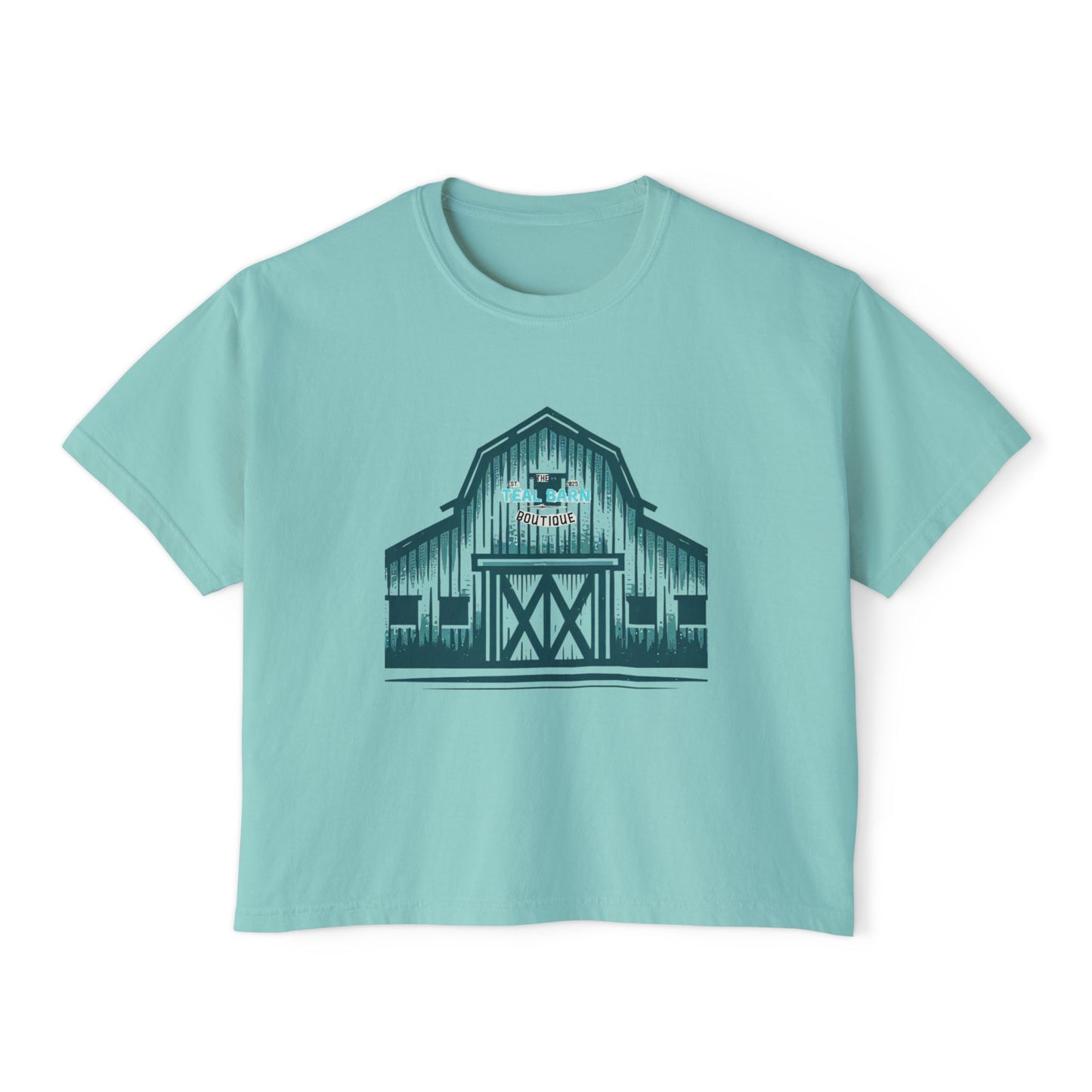 Teal Barn Tshirt