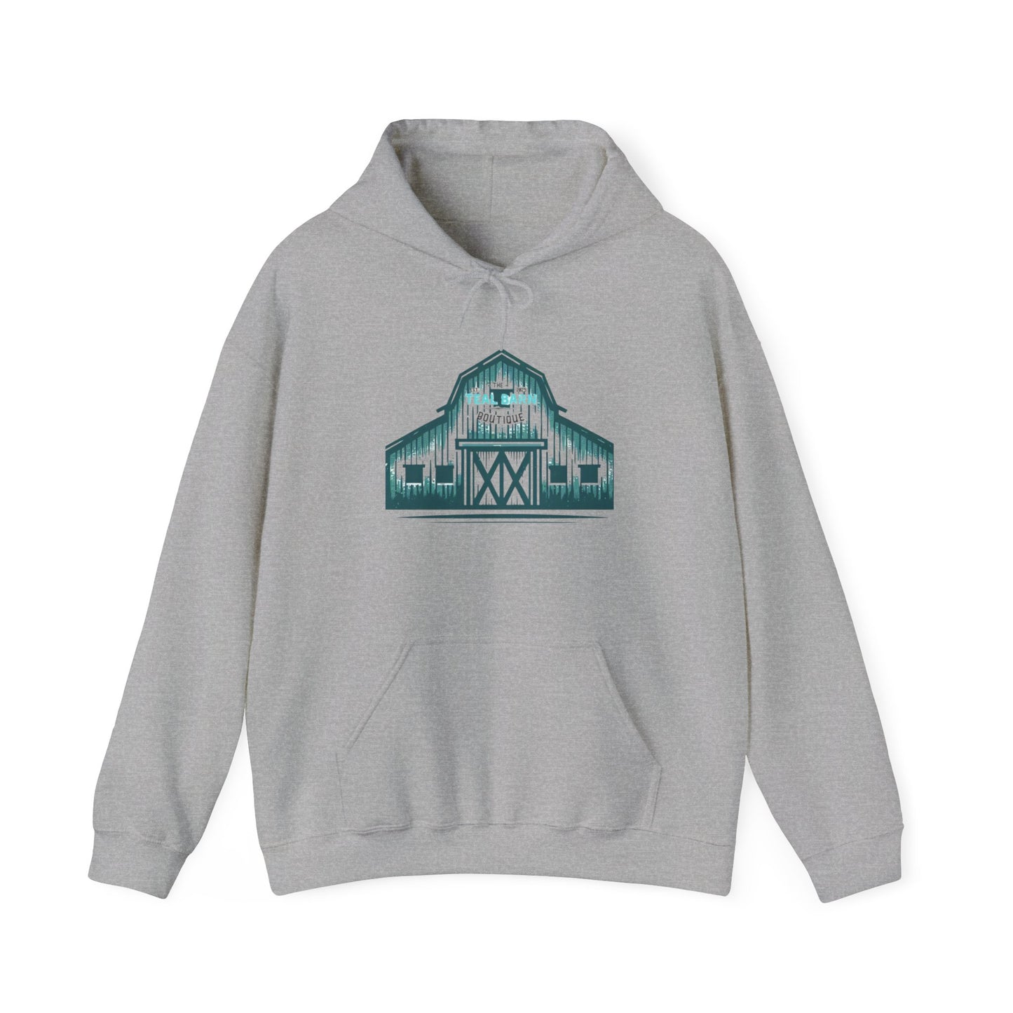Teal Barn hoodie