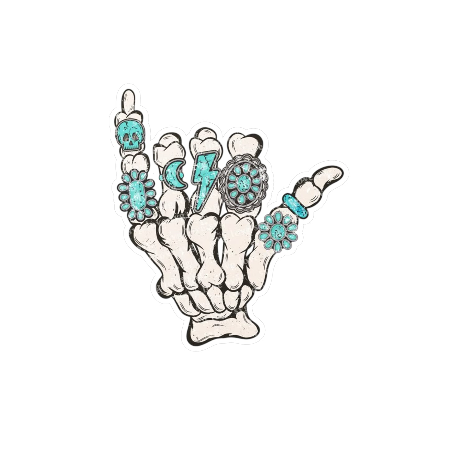 Hang loose turquoise / sticker