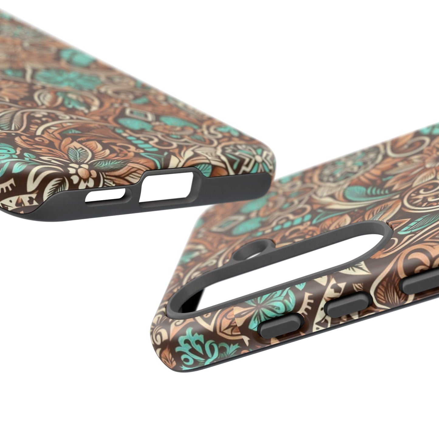 Leather & Turquoise / Tough Cases