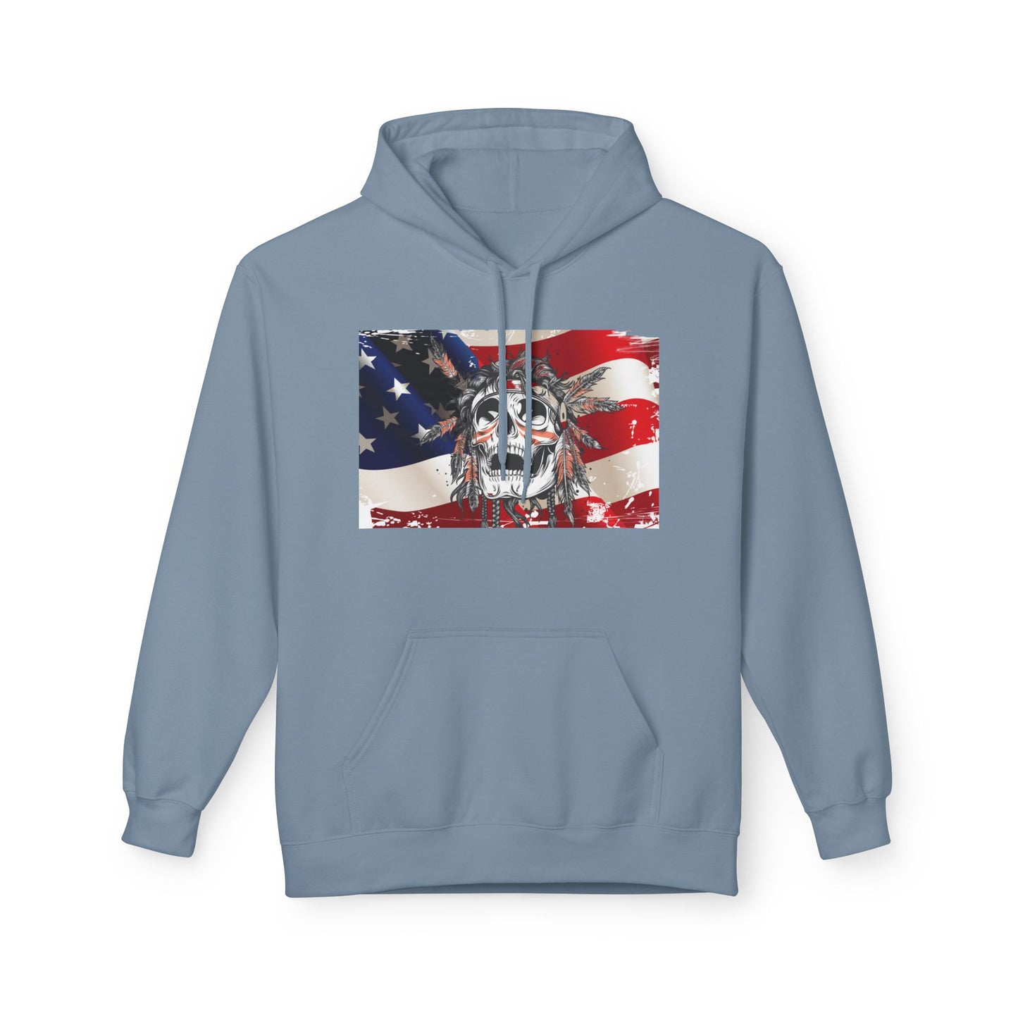 Flag and Skull Hoodie