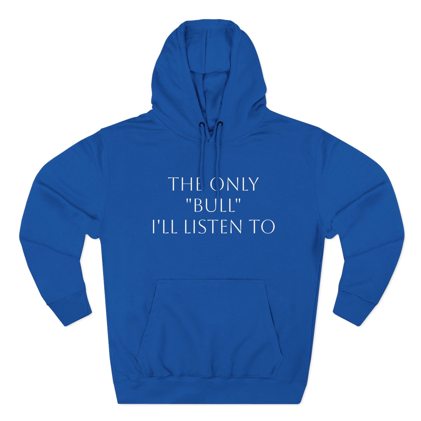 Only Bull-Three-Panel Fleece Hoodie