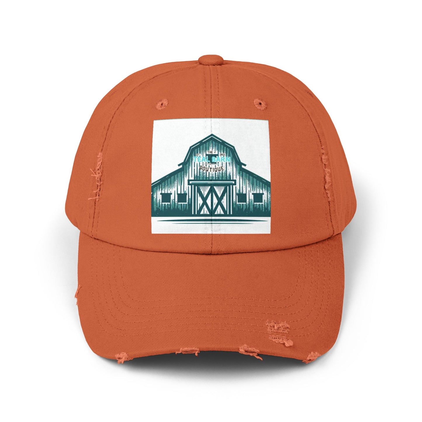 Teal barn logo cap
