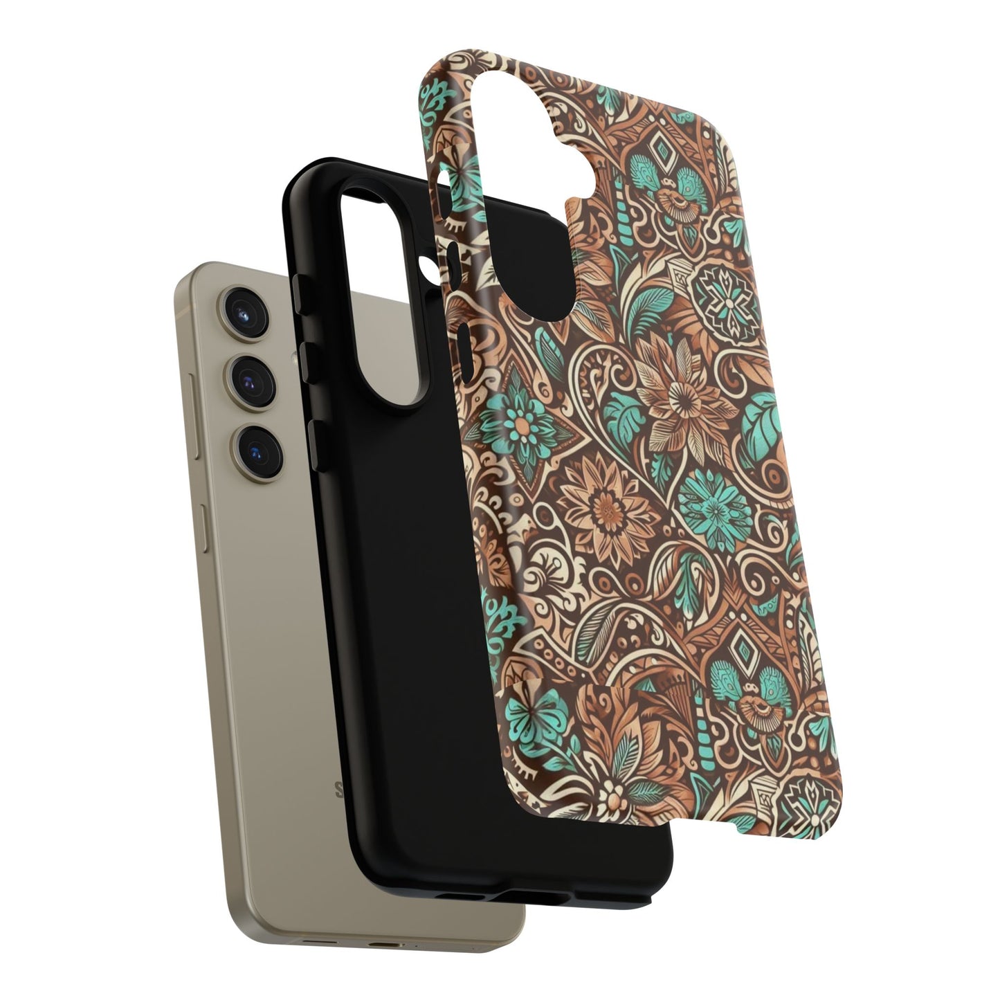 Leather & Turquoise / Tough Cases
