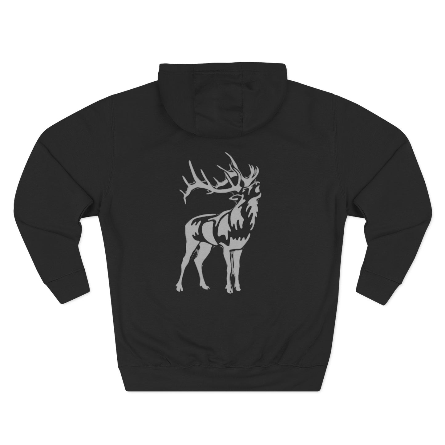 Only Bull-Three-Panel Fleece Hoodie