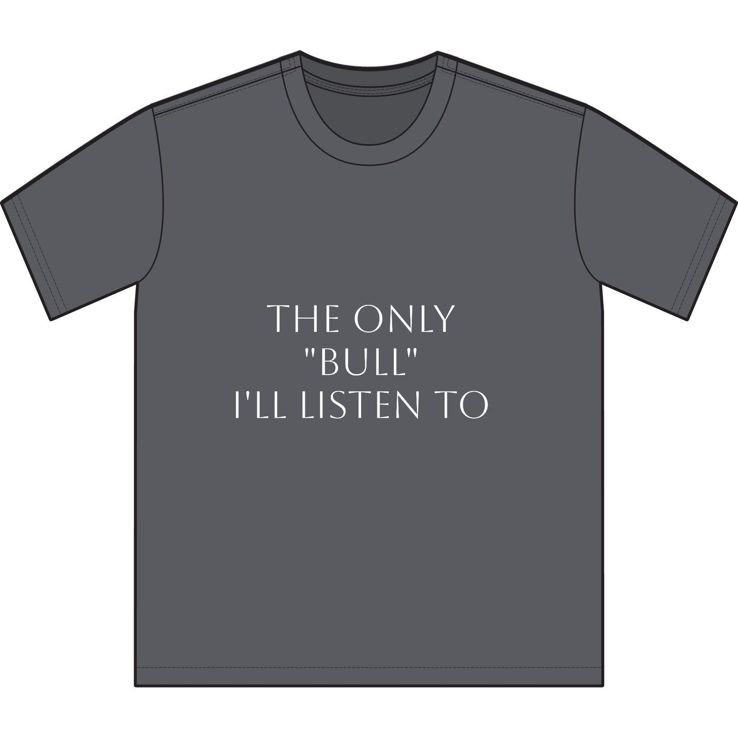 Only "Bull"- Sueded T-Shirt