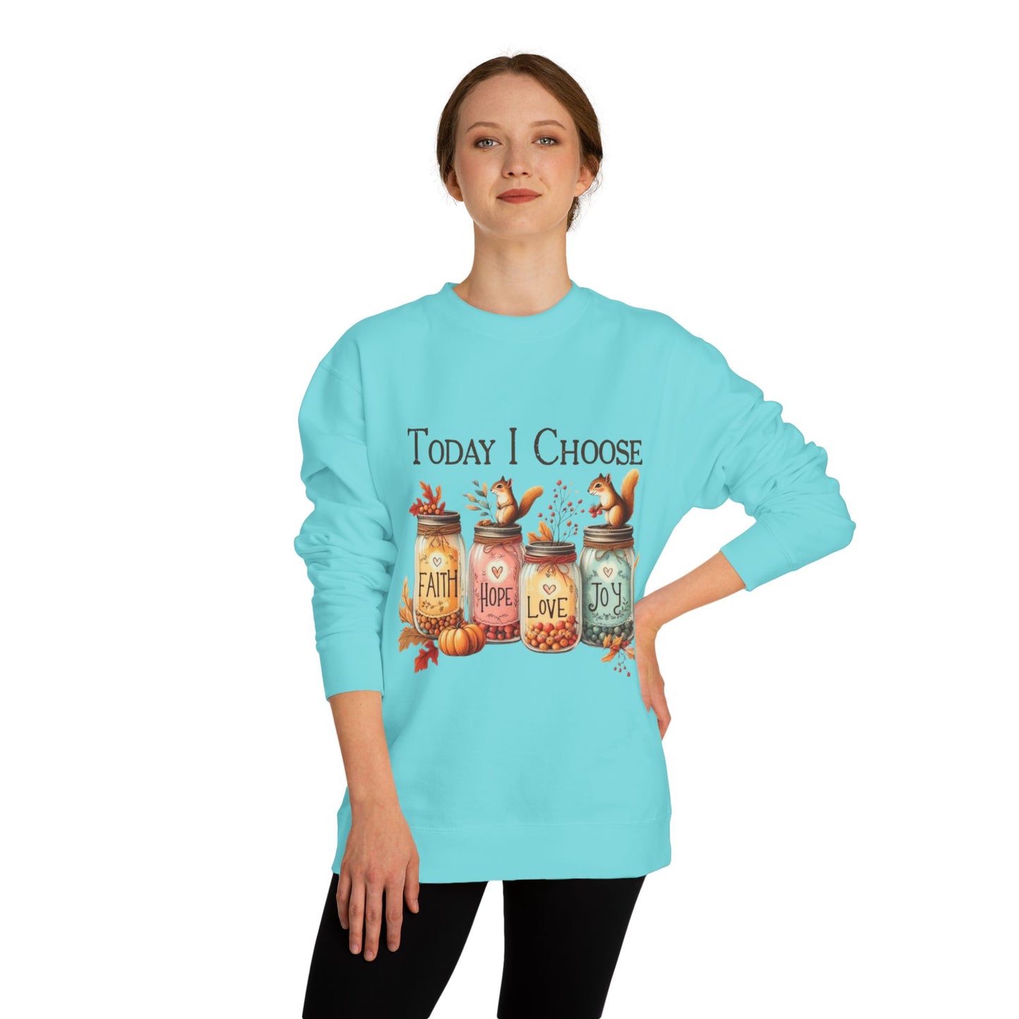 Hope, faith, love, joy / fall sweatshirt