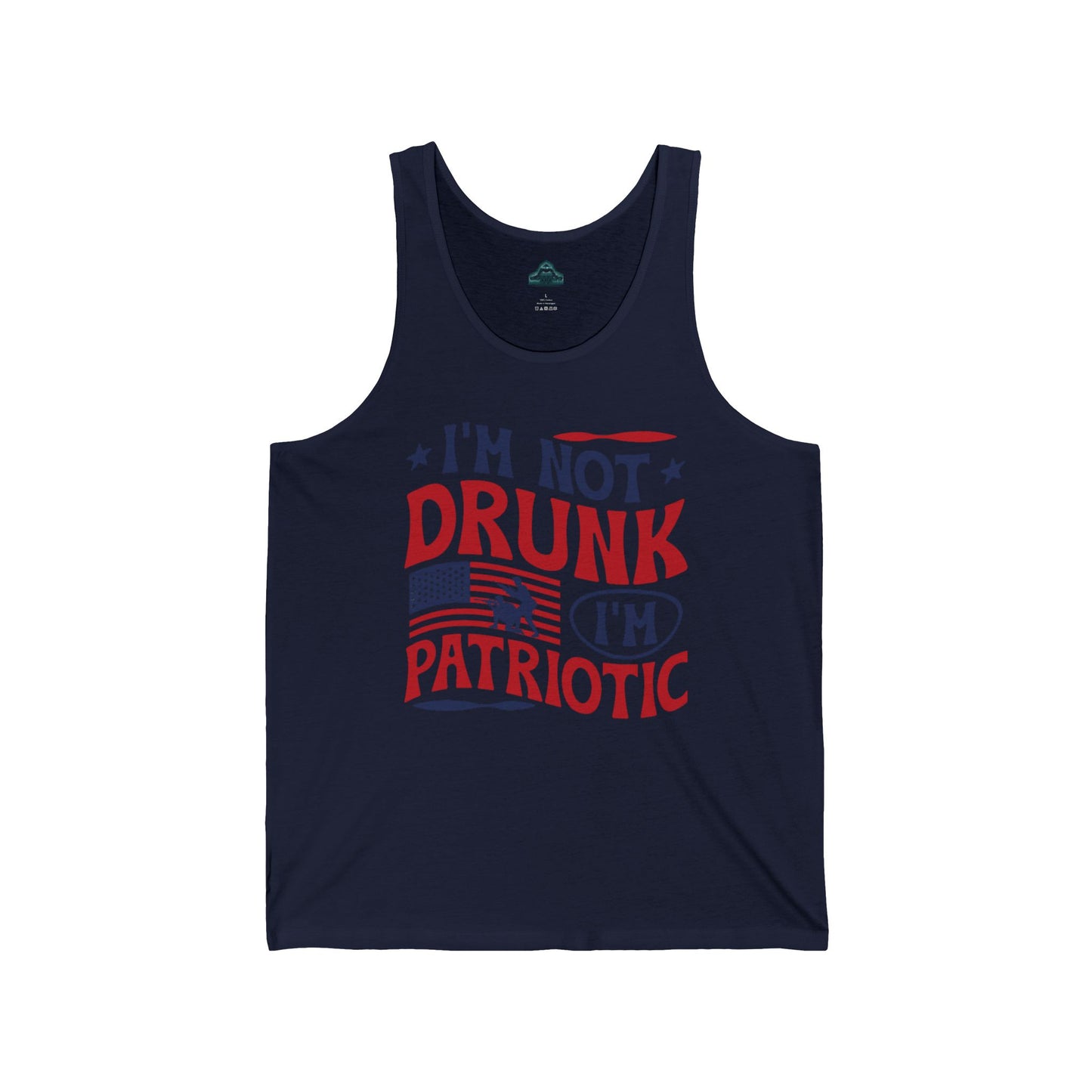 I'm not drunk 4th of July tank top