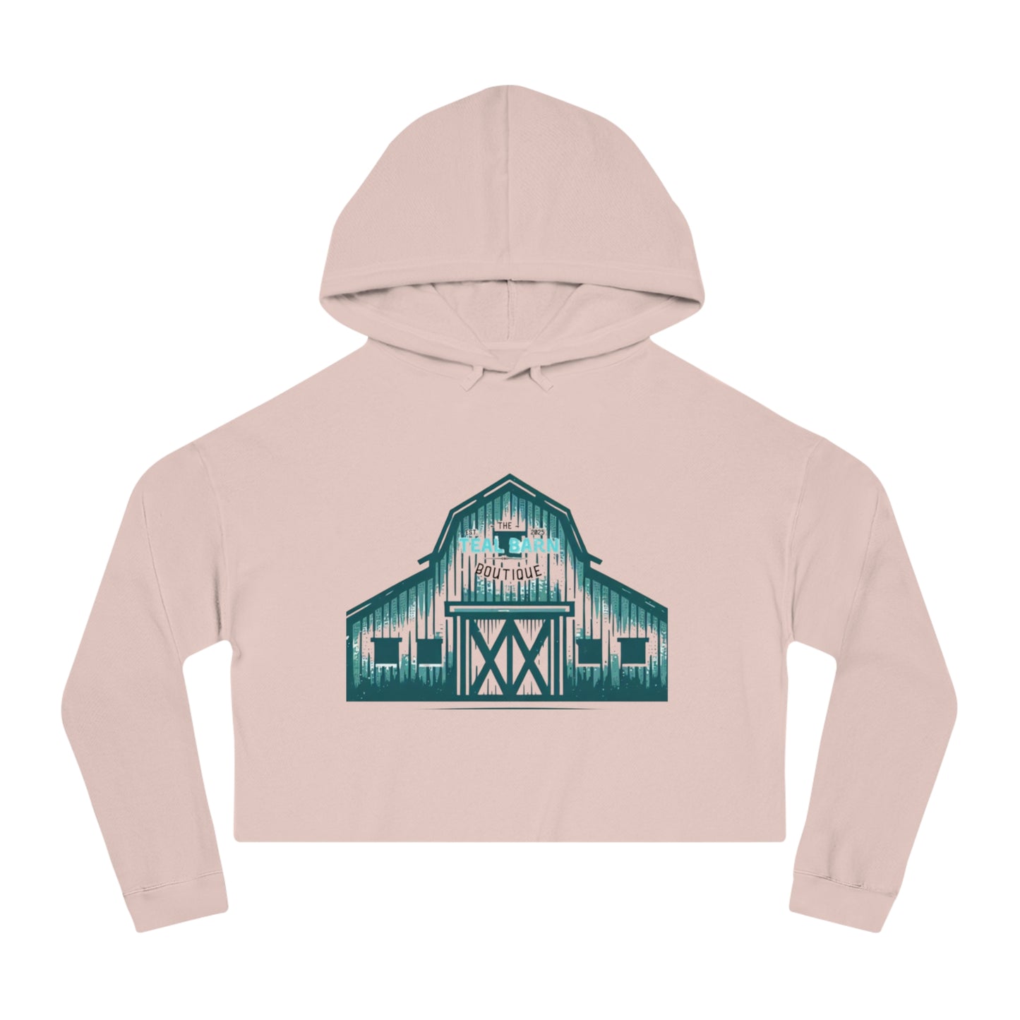 Teal Barn Boutique cropped hoodie