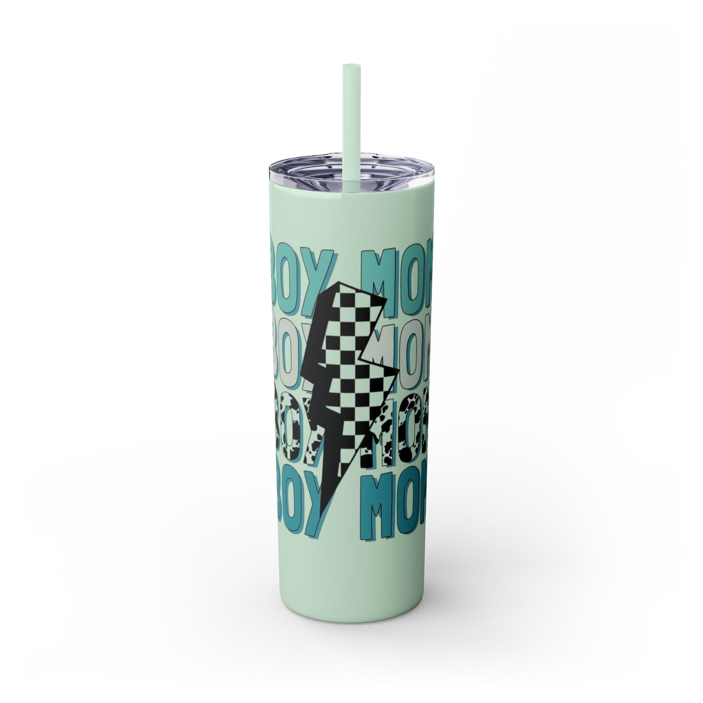 Boy Mom / Tumbler with Straw, 20oz