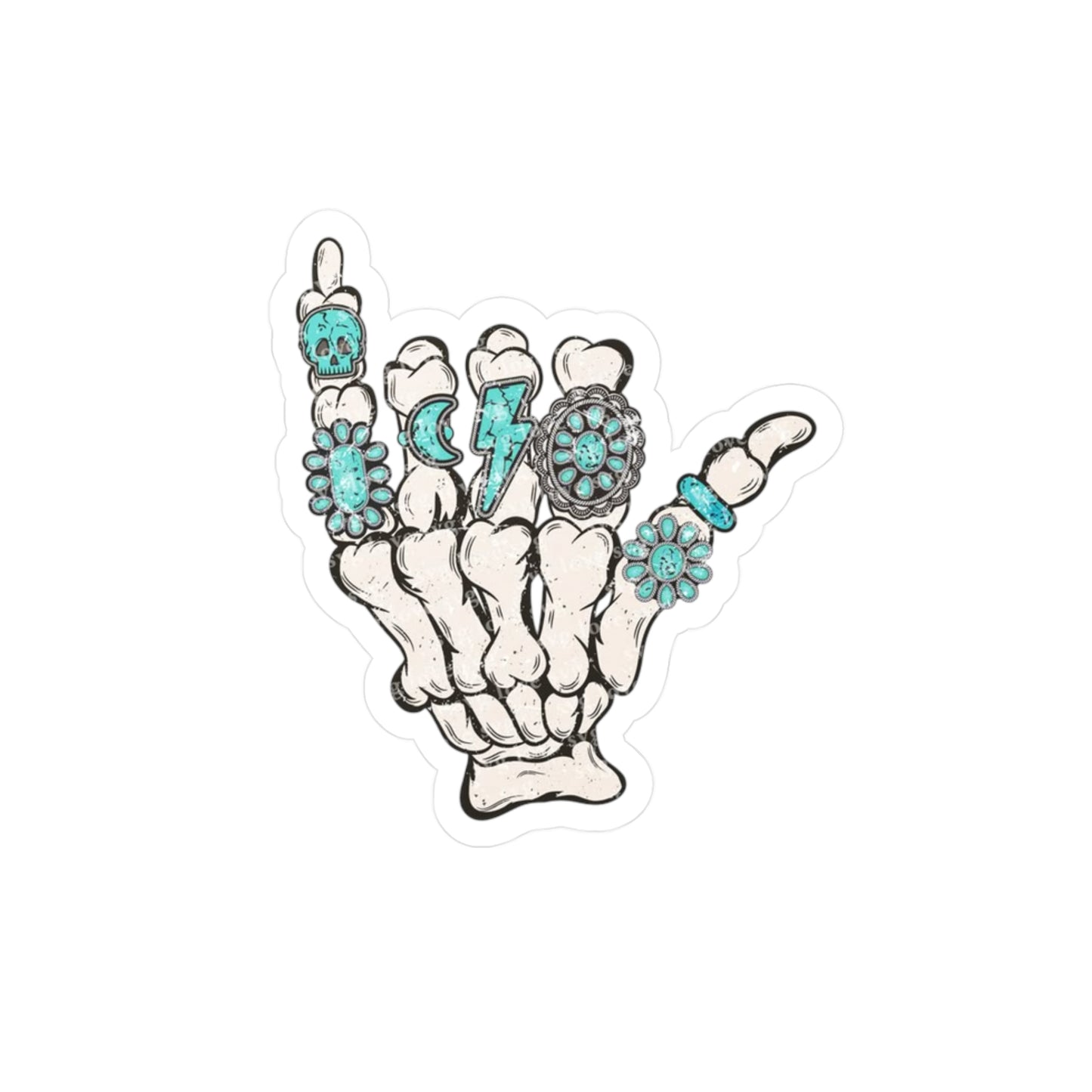 Hang loose turquoise / sticker