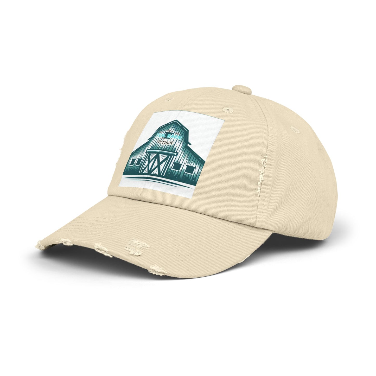 Teal barn logo cap