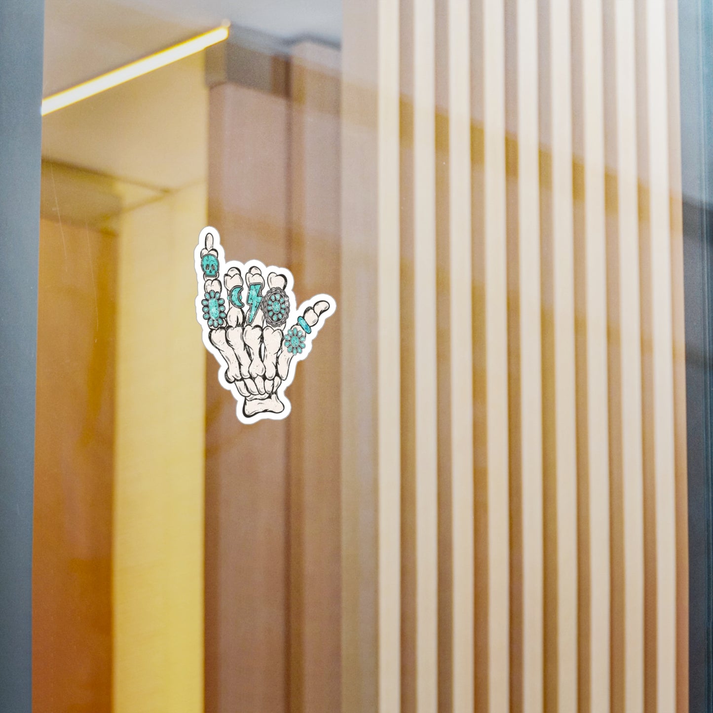 Hang loose turquoise / sticker