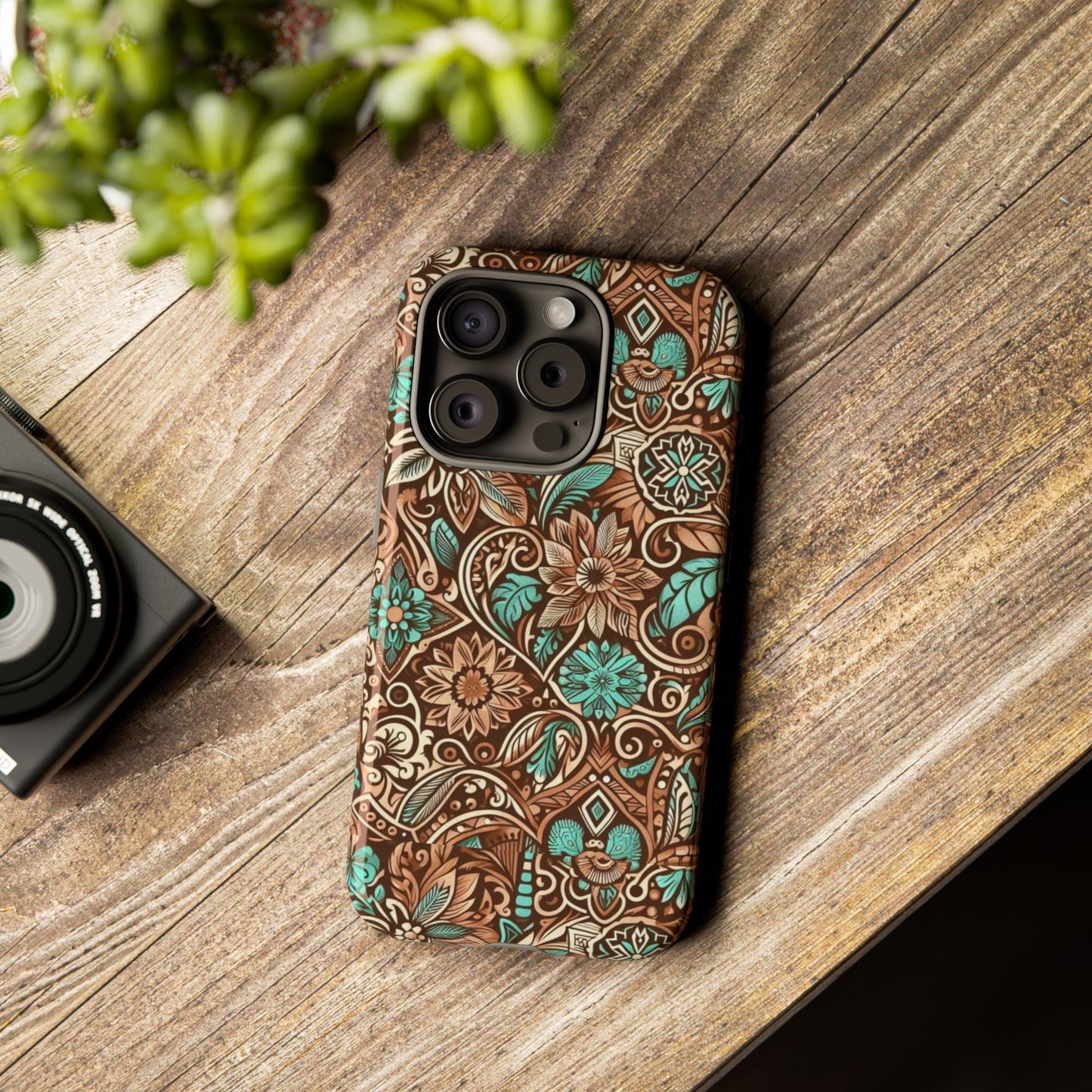 Leather & Turquoise / Tough Cases