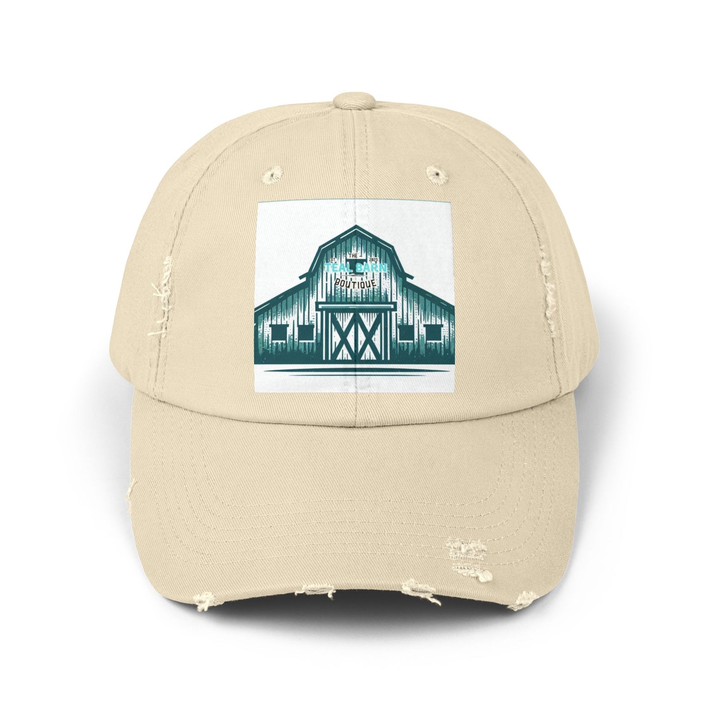 Teal barn logo cap
