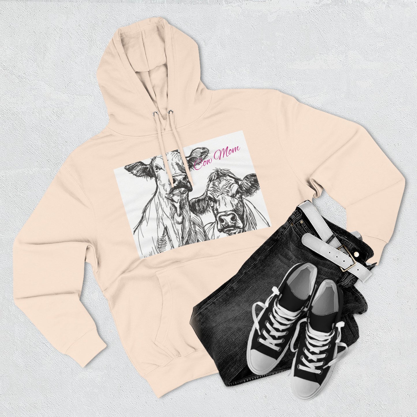 Cow Mom hoodie