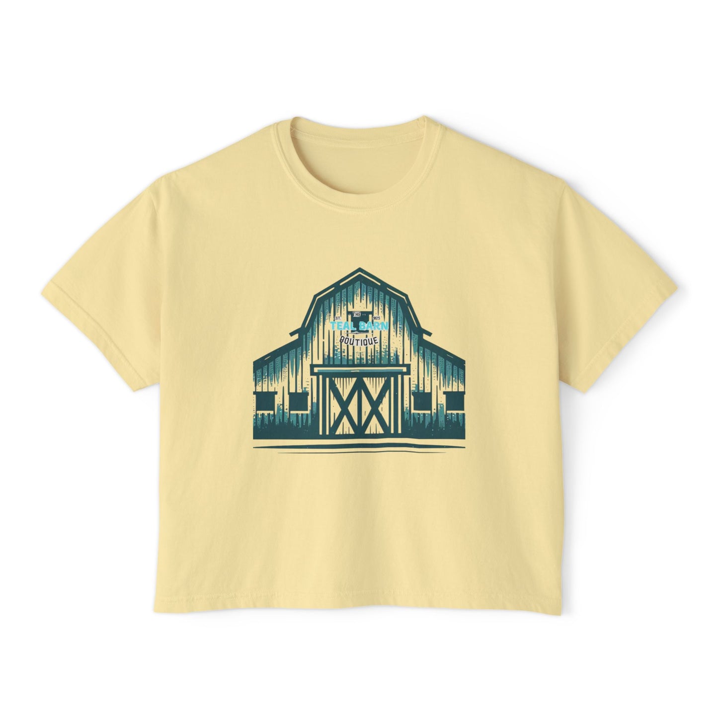Teal Barn Tshirt