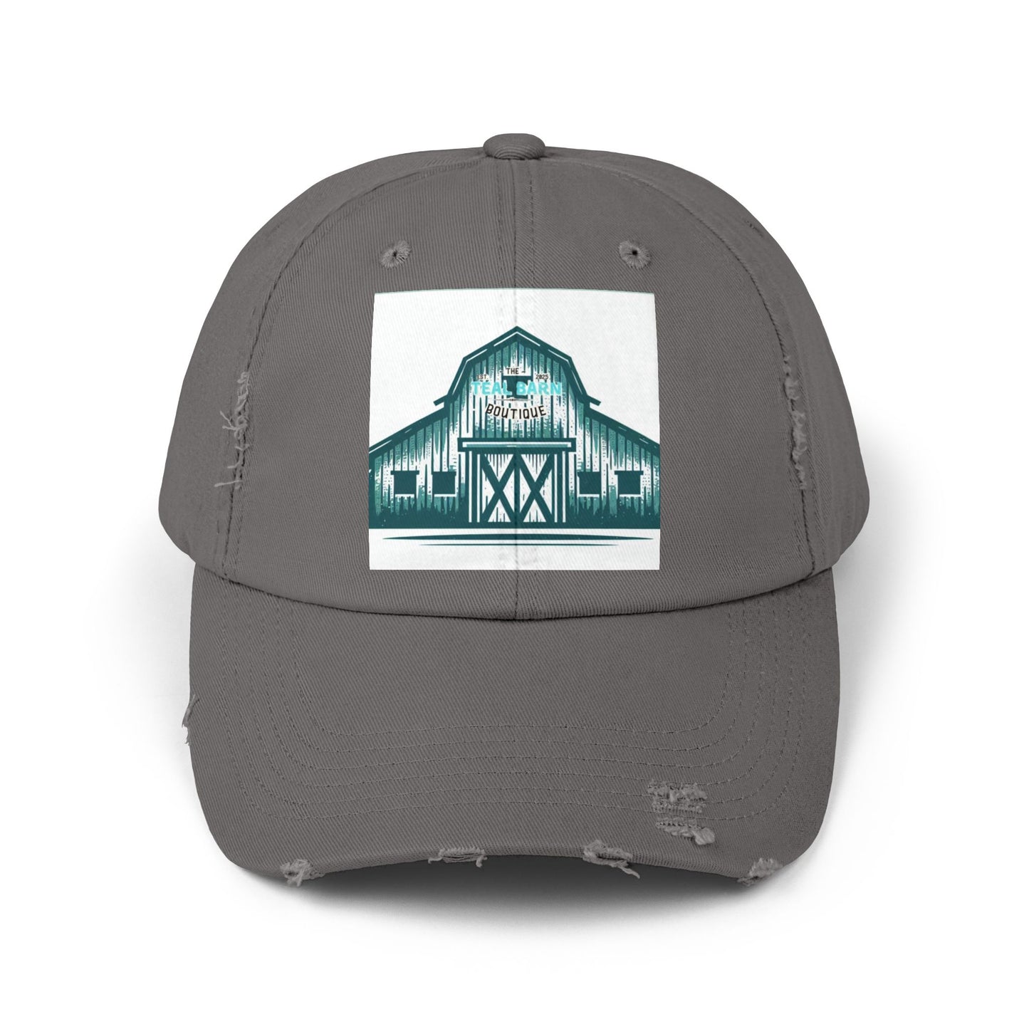 Teal barn logo cap