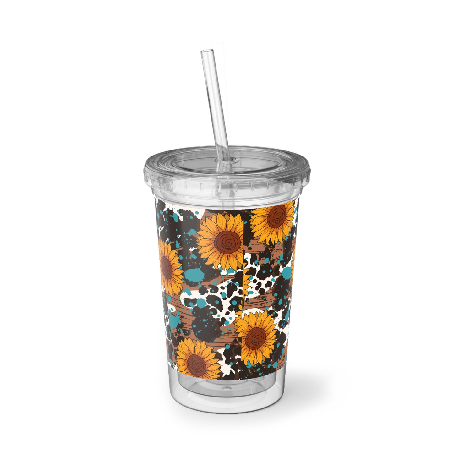 Sunflower Acrylic Cup