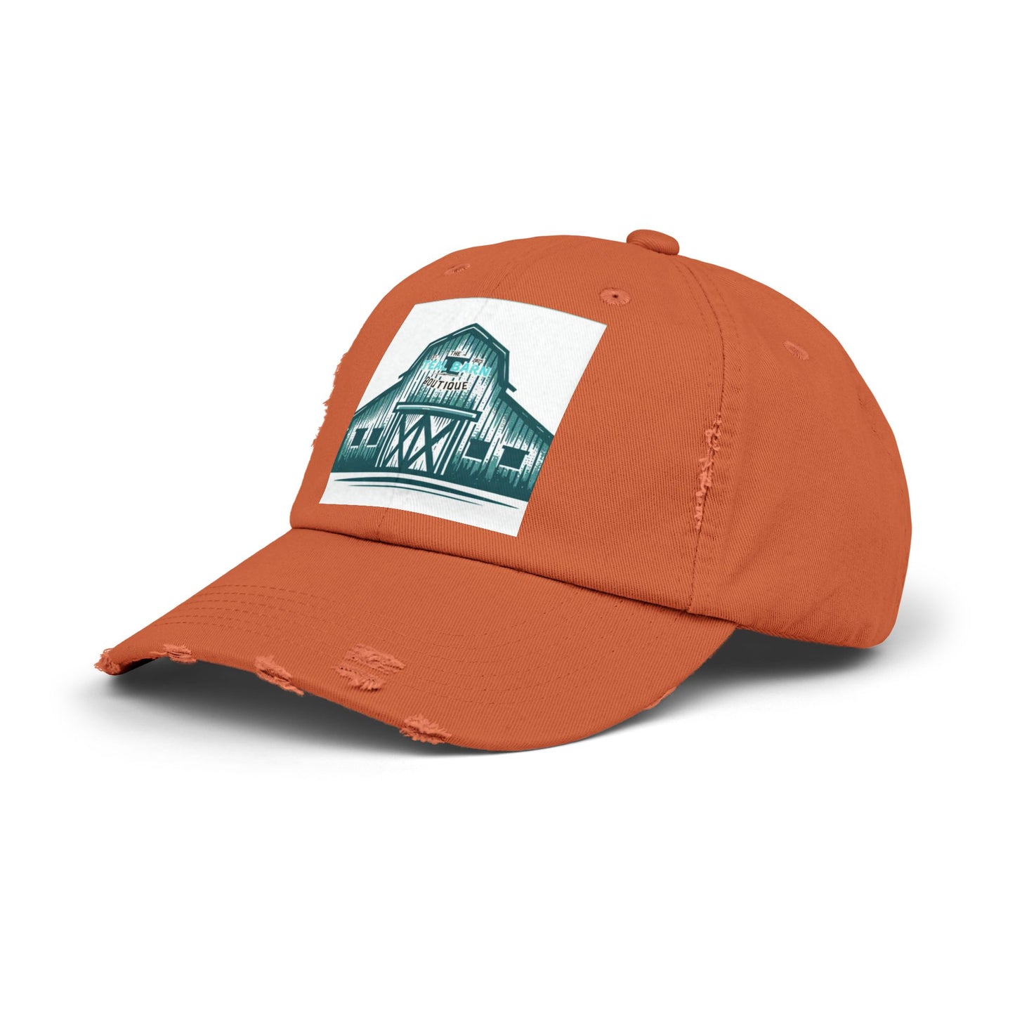 Teal barn logo cap