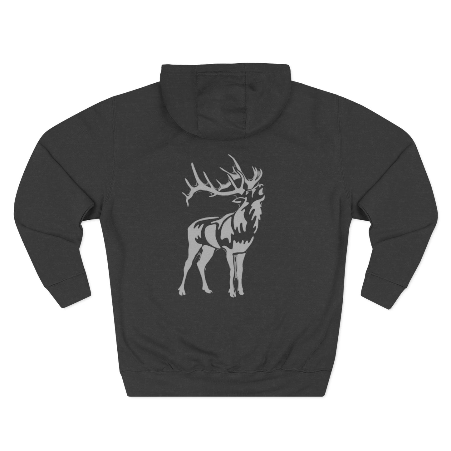 Only Bull-Three-Panel Fleece Hoodie