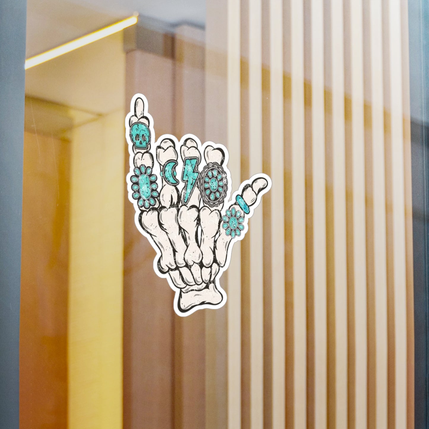 Hang loose turquoise / sticker