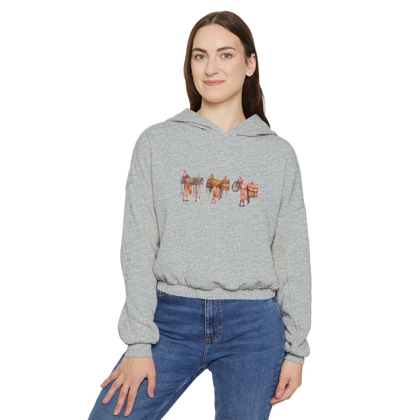 Saddle/ Cinched Bottom Hoodie